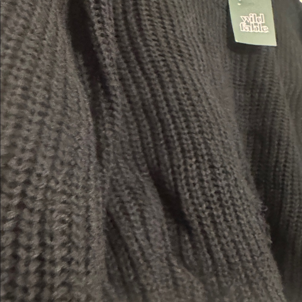 👓Wild Fable Black Knit Pullover👓 - Picture 2 of 5